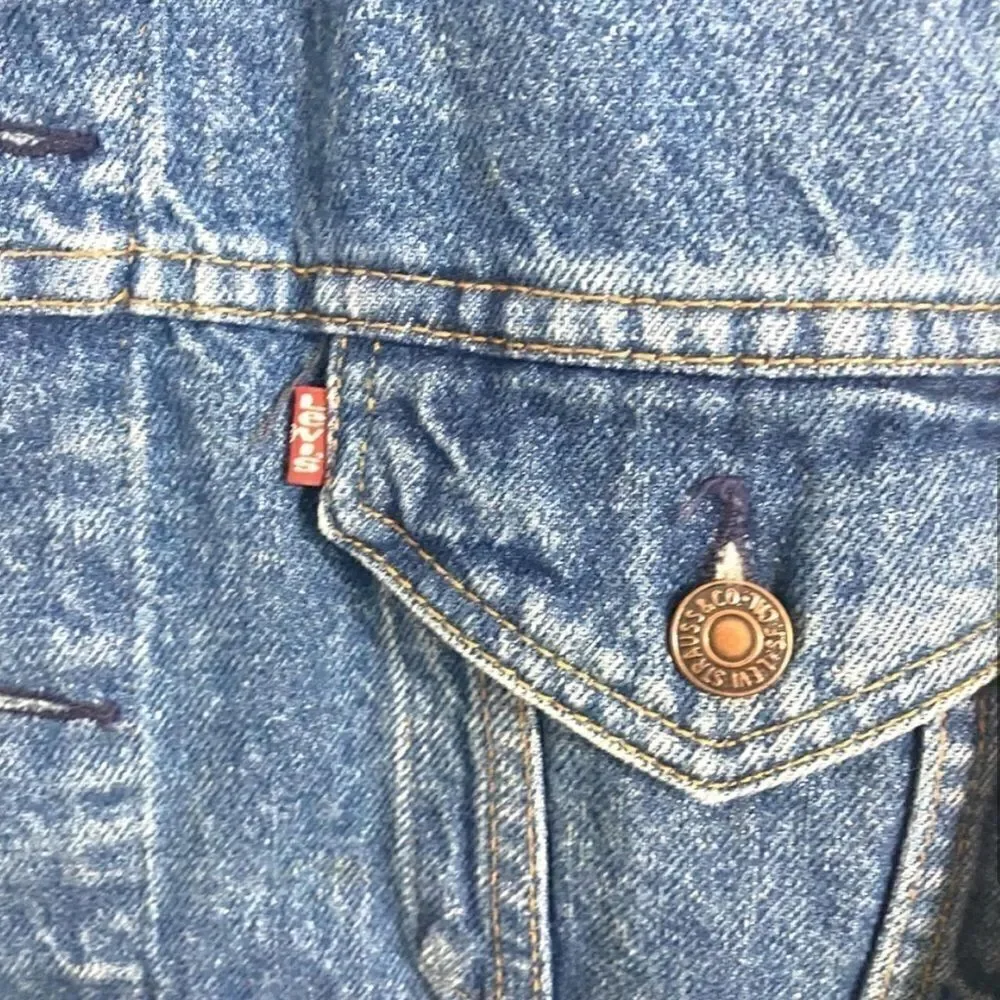 Levi’s Type III Trucker Vintage Denim Jacket MADE IN USE JULY 1987 SIZE MEDIUM